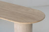 Aurelio Travertine Dining Table Detailed Top Texture View 7