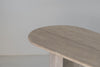 Aurelio Travertine Dining Table Detailed Top Texture View 8
