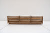 Austin 3 Seater Teak Sofa Back view