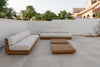 Austin 3 Seater Teak Sofa Customer Home