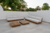 Austin 3 Seater Teak Sofa Customer Home