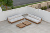 Austin 3 Seater Teak Sofa Customer Home