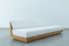 Austin 3 Seater Teak Sofa Side view