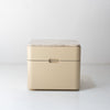 Avena Travertine Bedside Table Front View 2