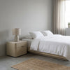 Avena Travertine Bedside Table Indoor View 3