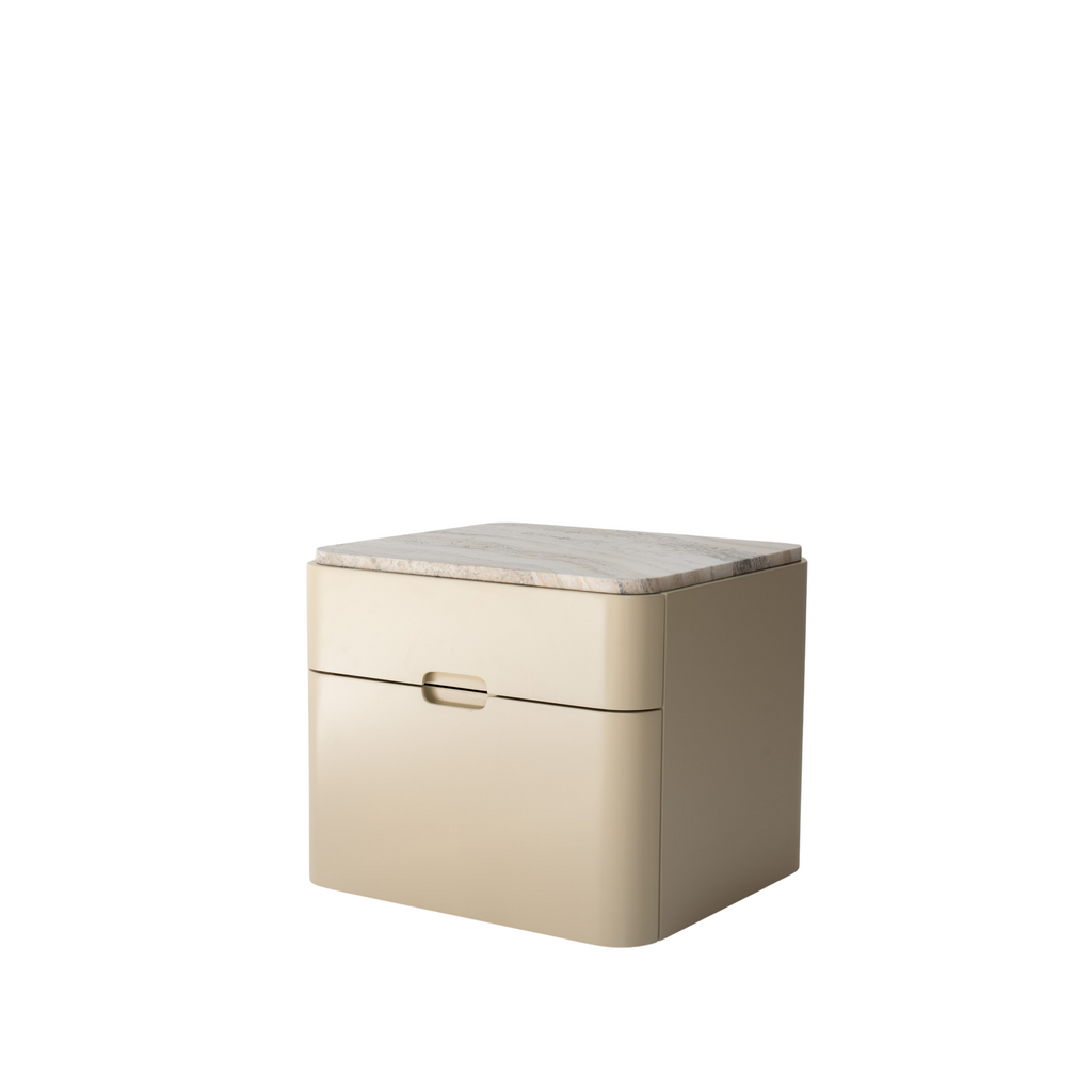Avena Travertine Bedside White Background View 2