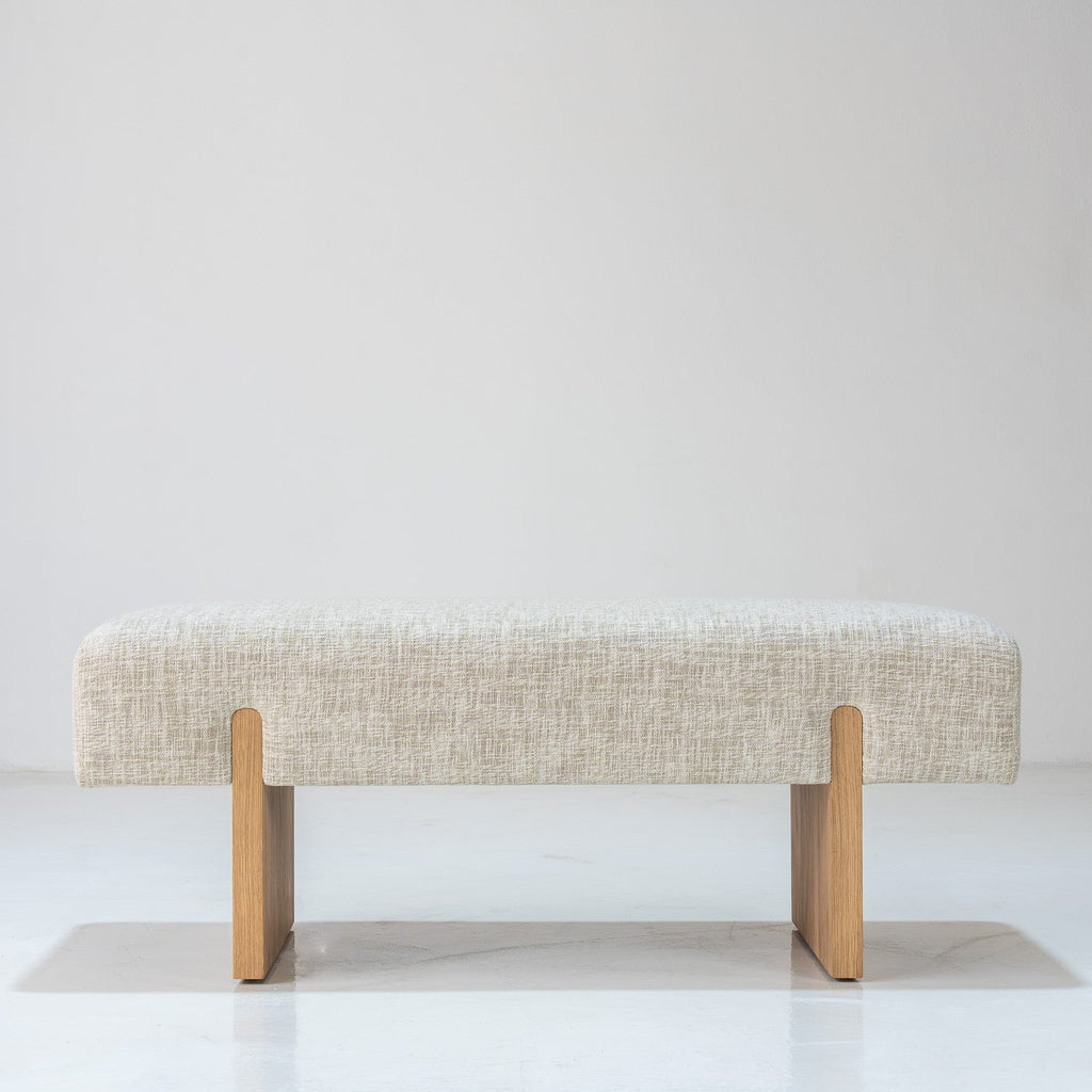 Avena Upholstered Bench Front View 2