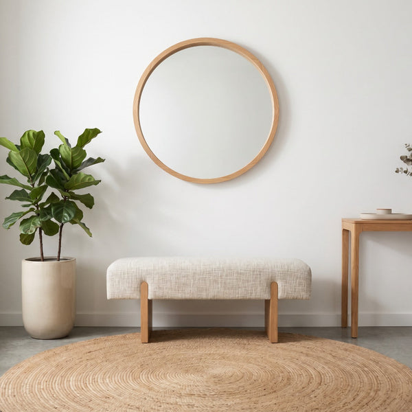 Avena Upholstered Bench Indoor View 1