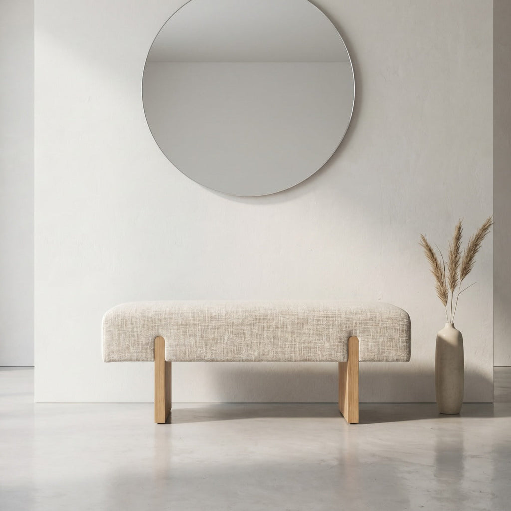 Avena Upholstered Bench Indoor View 2