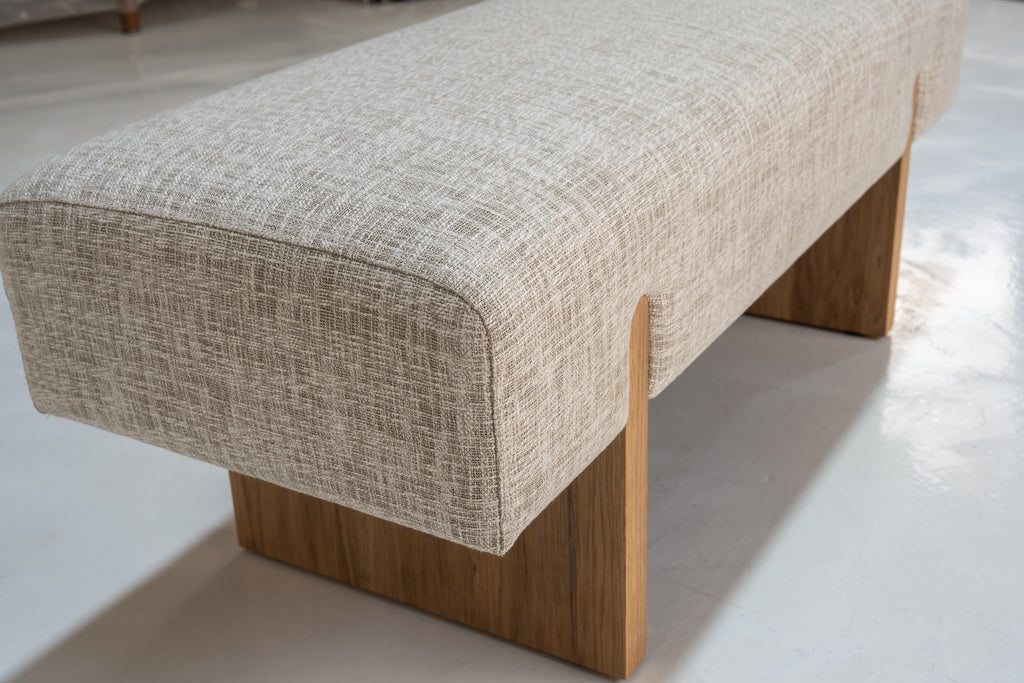Avena Upholstered Bench Perspective View 11