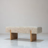 Avena Upholstered Bench Perspective View 1