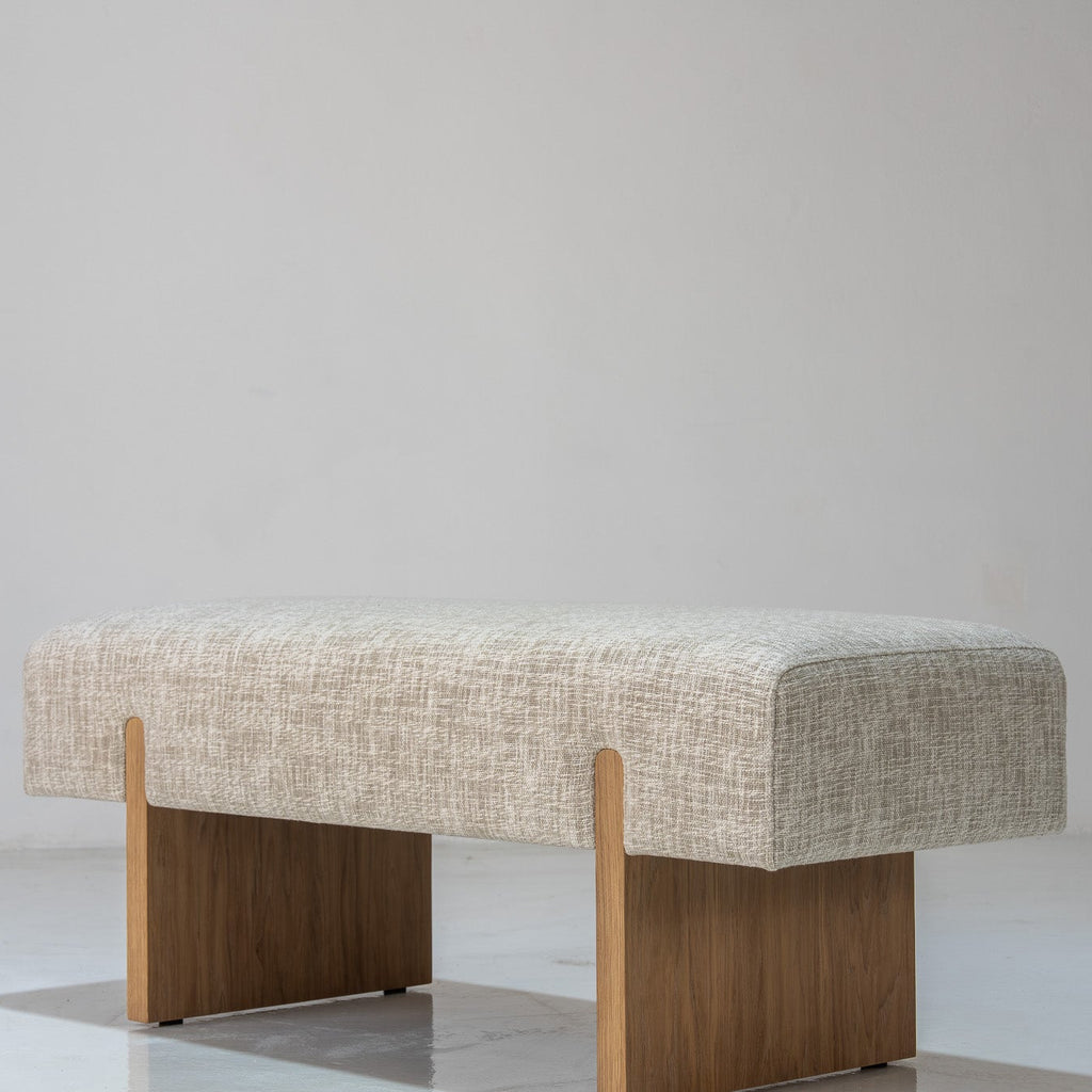 Avena Upholstered Bench Front View 5