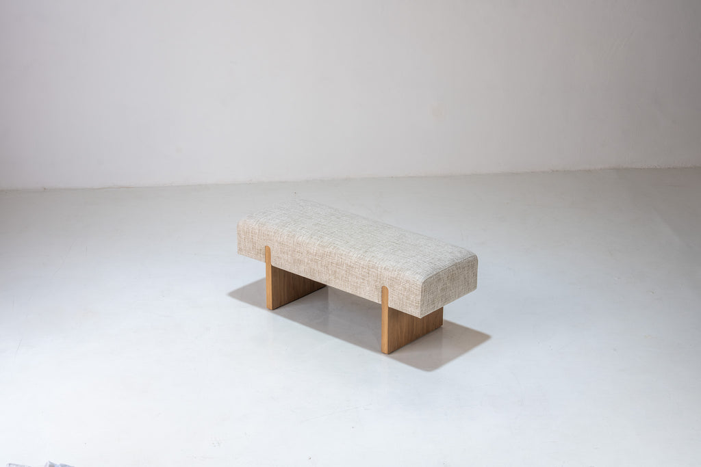 Avena Upholstered Bench Perspective View 7