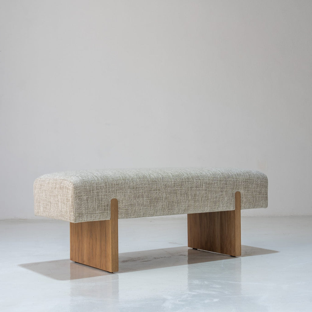 Avena Upholstered Bench Perspective View 9