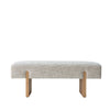 Avena Upholstered Bench White Background View 1