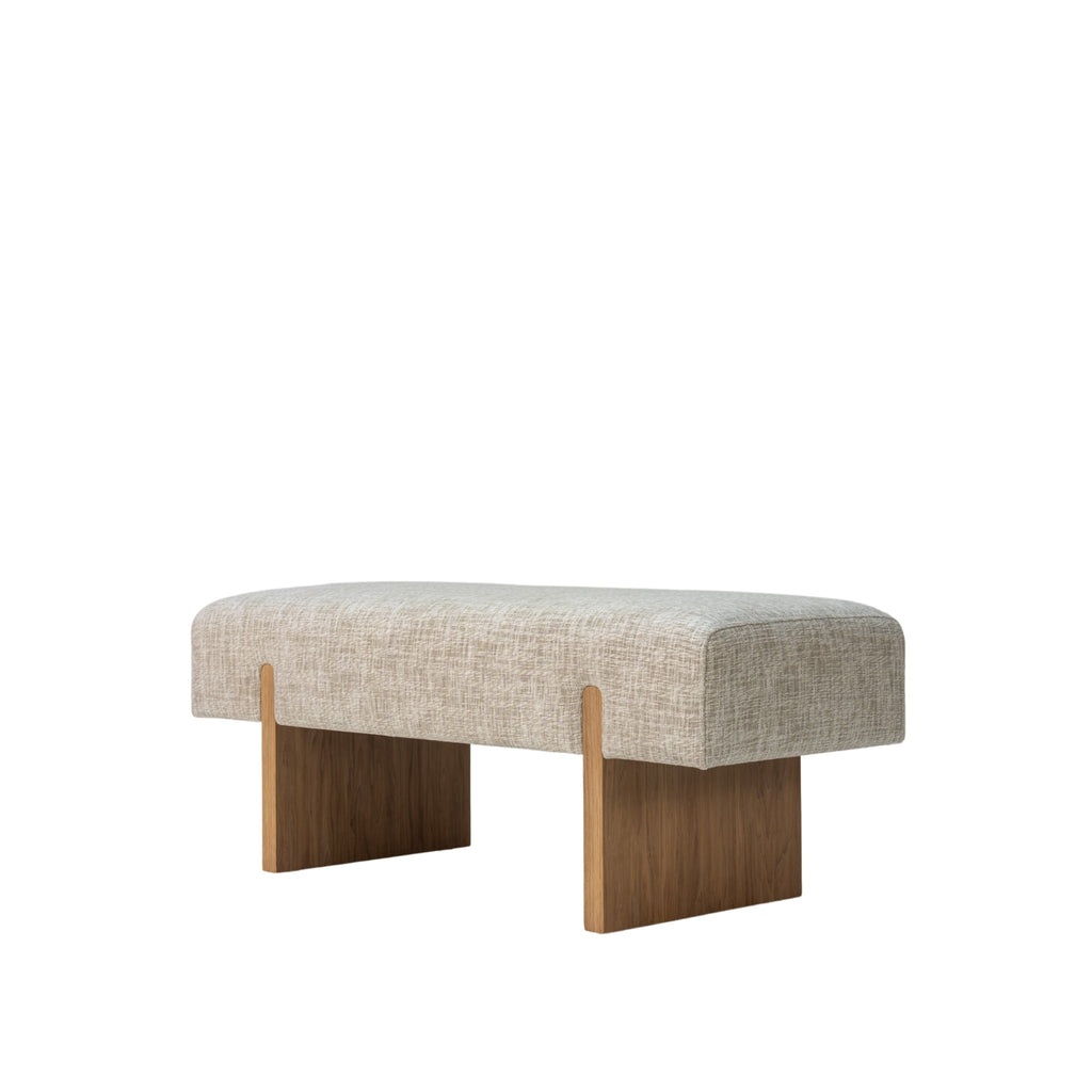 Avena Upholstered Bench White Background View 2