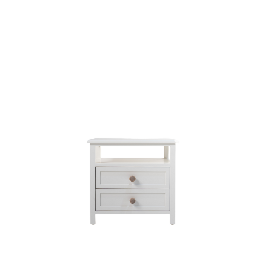 Avery Bedside Table White Background View 1