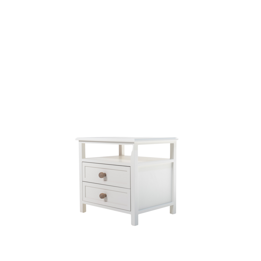 Avery Bedside Table White Background View 2