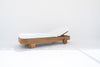 Azzura Teak Sun Lounger Perspective View 3