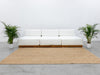 Bakoo Outdoor Teak Sofa Front view