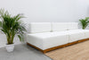 Bakoo Outdoor Teak Sofa Side view