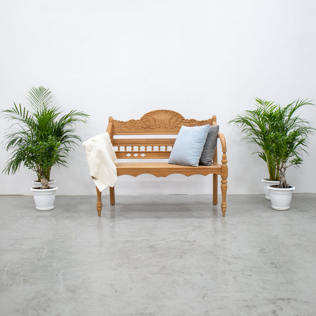 Balinese Carved Bench
