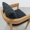 Bayside Teak Outdoor Dining Chair Back view 3