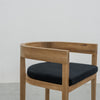 Bayside Teak Outdoor Dining Chair Side view 2