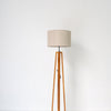 Beacon Wood Floor Lamp Front Perspective View 3