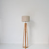 Beacon Wood Floor Lamp Front Perspective View 4