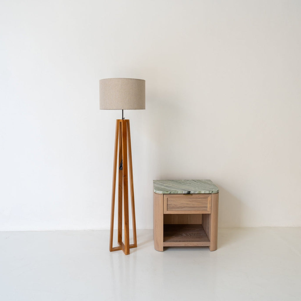 Beacon Wood Floor Lamp Perspective View 3