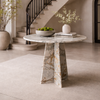 Belgravia Pedestal Marble Table Indoor View 1