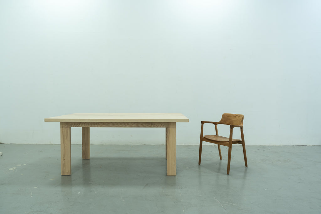 Belinda Ashwood Dining Table Front Perspective View 1