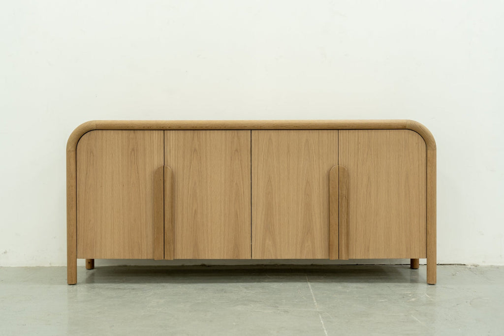 Bergen Oak Sideboard Front view 1
