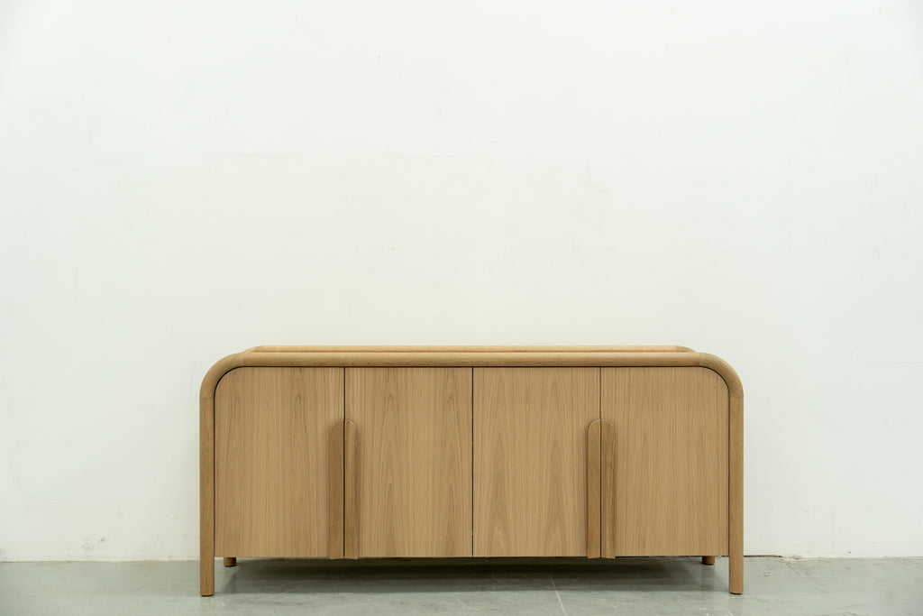 Bergen Oak Sideboard Front view 3