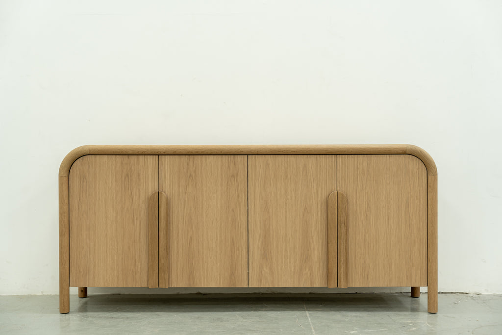 Bergen Oak Sideboard Front view 4