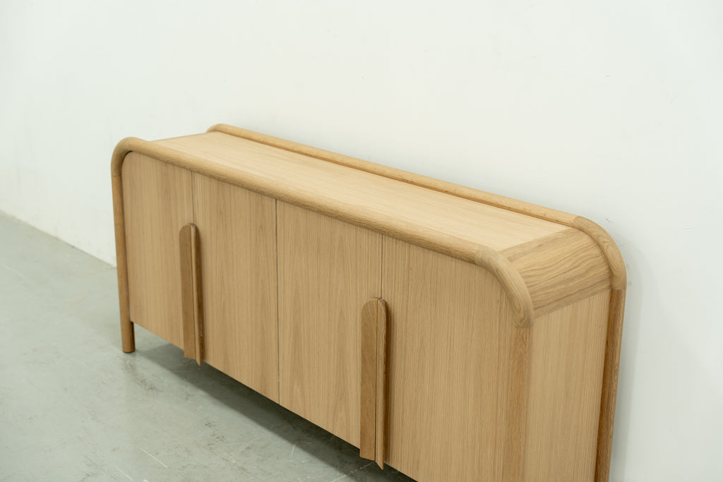 Bergen Oak Sideboard Perspective View 1