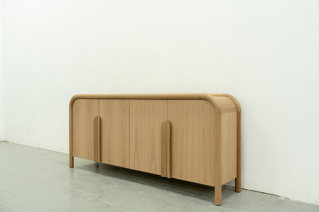 Bergen Oak Sideboard Perspective View 2