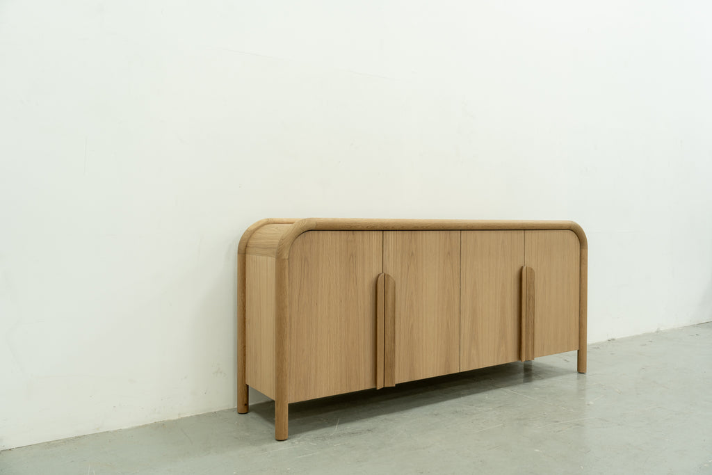 Bergen Oak Sideboard Perspective View 4