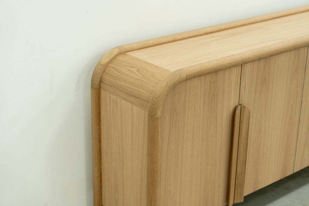 Bergen Oak Sideboard Perspective View 6