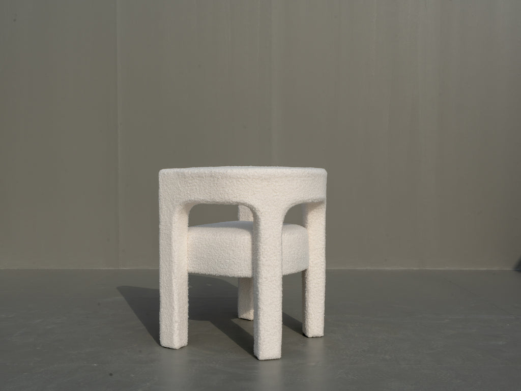Blanca Boucle Chair Back view