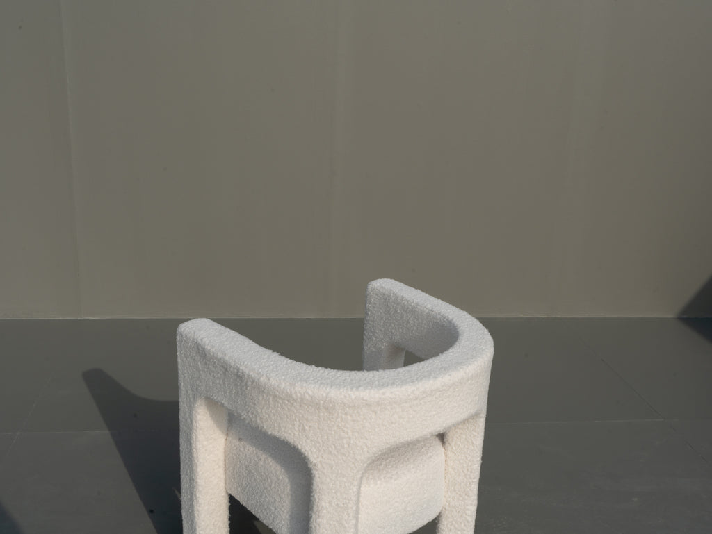 Blanca Boucle Chair Back view 3