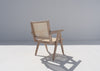 Bombay Cane Dining Chair - Whitewashed Oak Back view