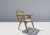 Bombay Cane Dining Chair - Whitewashed Oak Side view 3