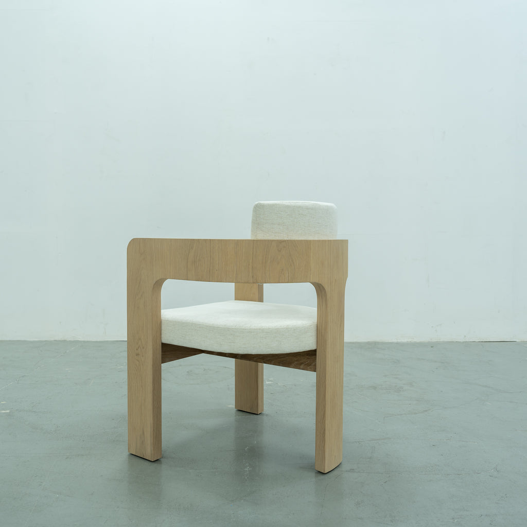 Bondi Oak Dining Chair Back view