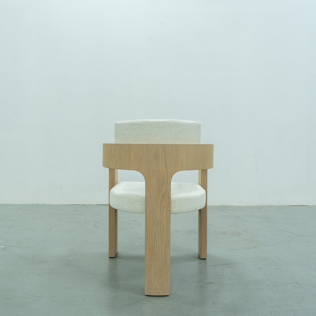 Bondi Oak Dining Chair Back view 3