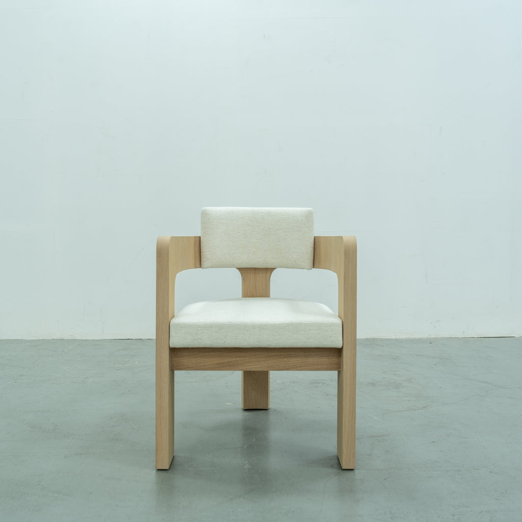 Bondi Oak Dining Chair Front view