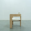 Bondi Oak Dining Chair Side view 2