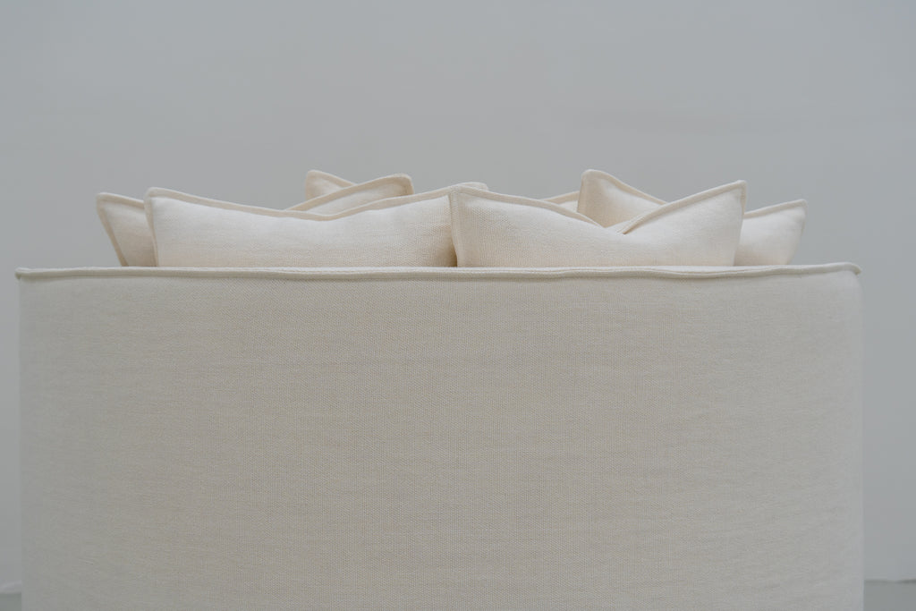 Bruges Linen Chair Close Up Detailed Fabric View 6
