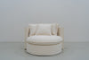 Bruges Linen Chair Front Perspective View 1